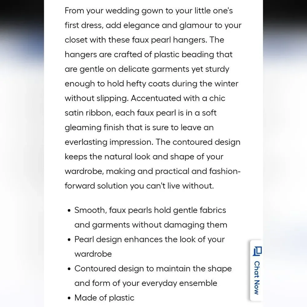 Concepts In‎ Time Set of 2 Pearl Hangers